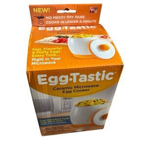 Egg Tastic Ceramic Microwave Egg Cooker *New*